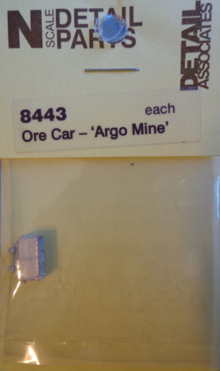Detail Associates 8443 N Ore Car Argo Mine Type