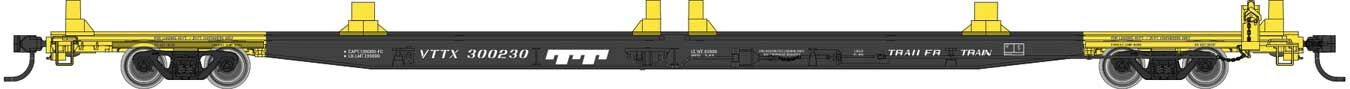 Walthers 910-5567 HO VTTX 85' General American G85 Flatcar Ready to Run #300230