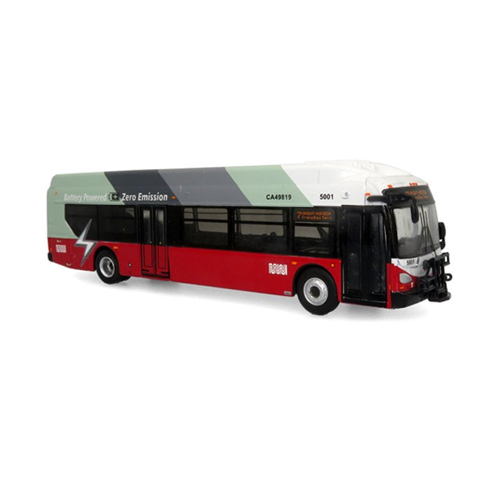 Iconic Replicas 87-0346 HO San Francisco MUNI NFI Xcelsior Charge NG Transit Bus