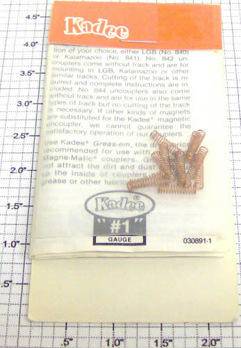 Kadee 877 G Centering Springs for 821 Gearbox