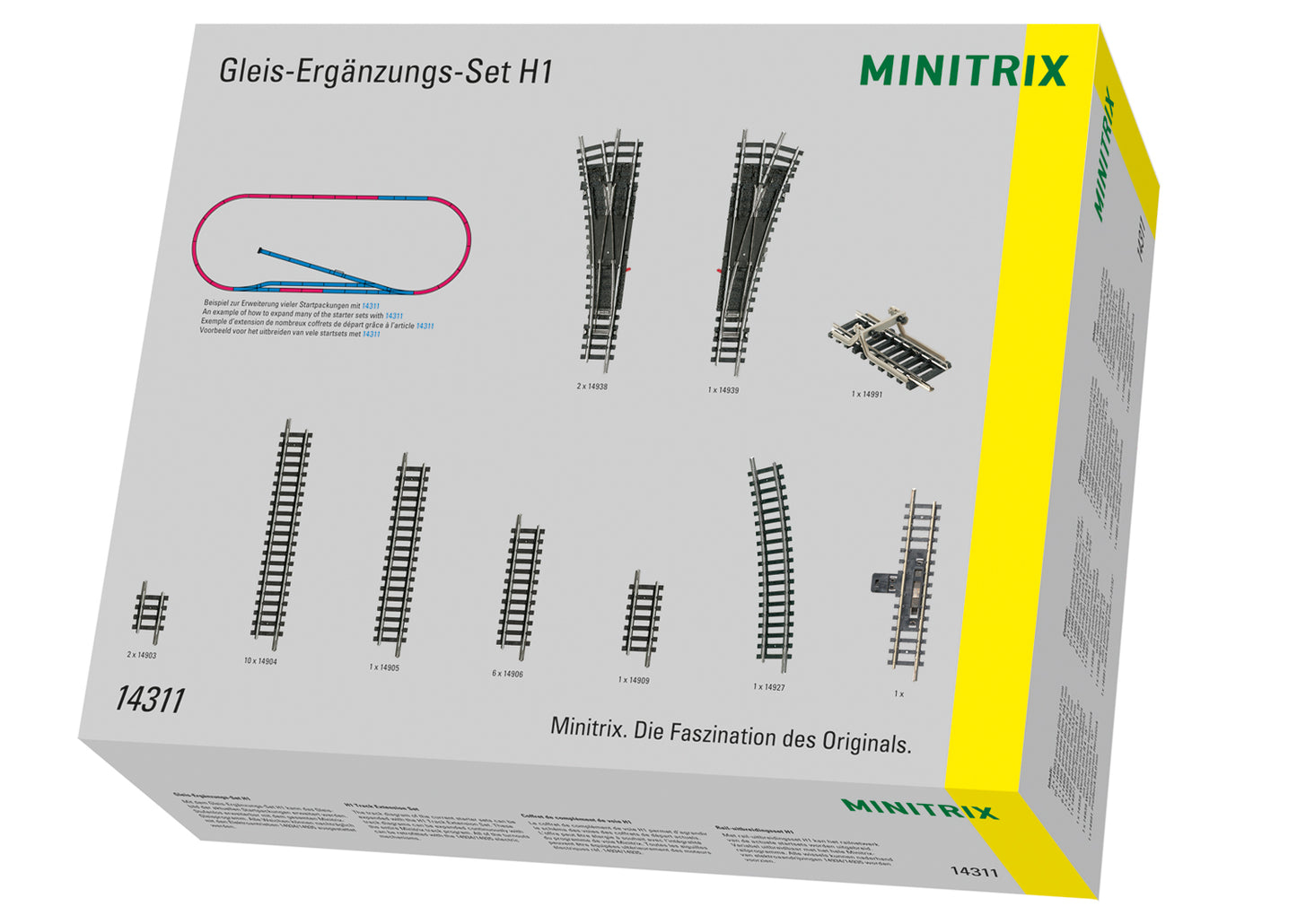 Trix 14311 N H1 Track Extension Set