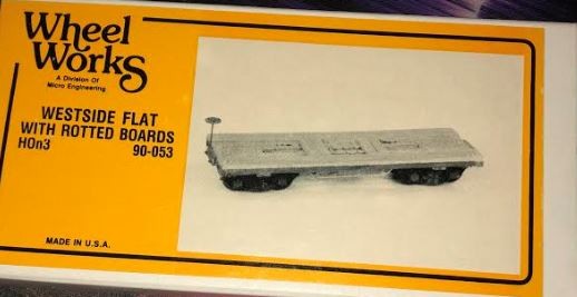 Micro Engineering 90-053 Westside Flat with Rotted Boards HOn3