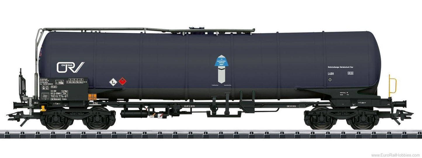 Trix 24218 HO On Rail GmbH 4-Axle 95m3 Type Zans Tank Car
