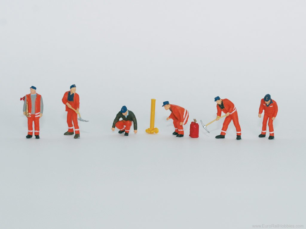 Vollmer 2298 HO Track Maintenance Gang Figures (Set of 5)