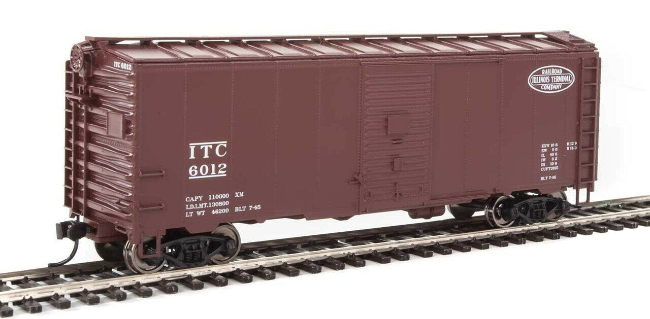 Walthers 910-1337 HO Illinois Terminal 40' AAR 1944 Boxcar #6012