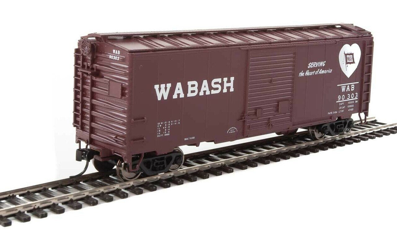 Walthers 910-2268 HO Wabash 40' ACF Welded 8' Door Boxcar #90303