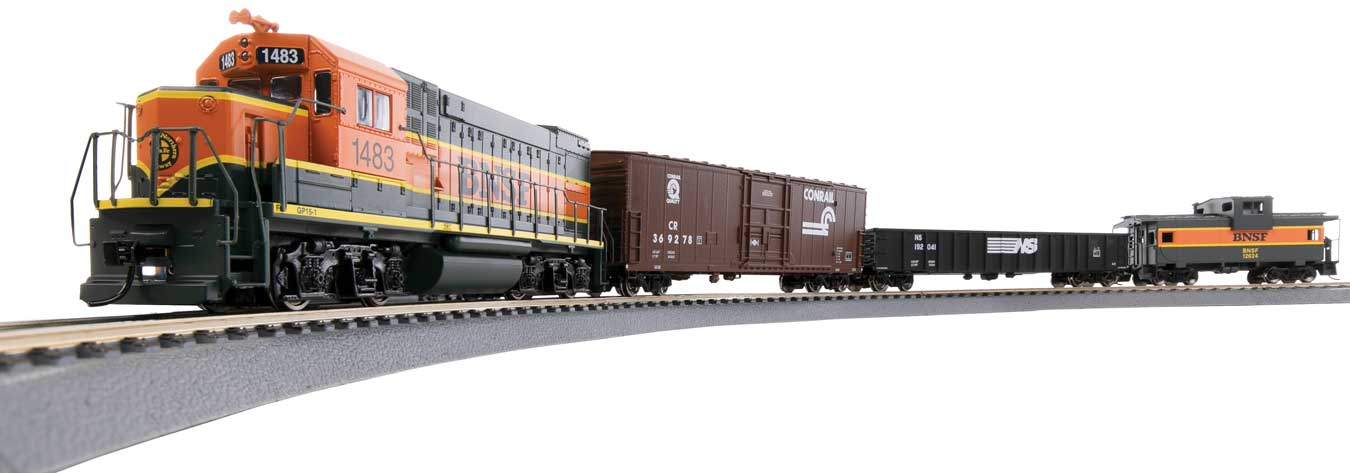 Walthers 931-1210 BSNF Flyer Express HO Gauge Diesel Starter Train Set