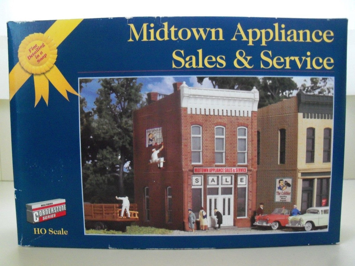Walthers 933-3614 HO Gold Ribbon Series Midtown Appliance Sales & Service Kit