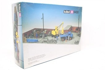 Kibri 9400 HO Crane and Junk Yard Building Kit
