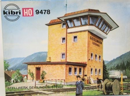 Kibri 9478-b HO Signal Box Geislingen (Steige) Building Kit