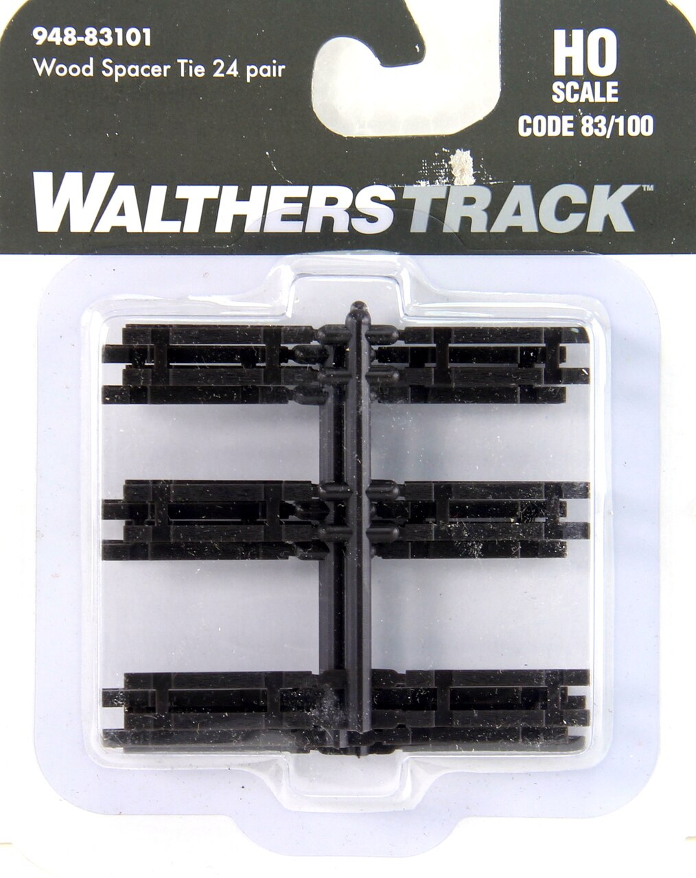 Walthers 948-83101 HO Code 83 or Code 100 Track Wood Spacer Ties