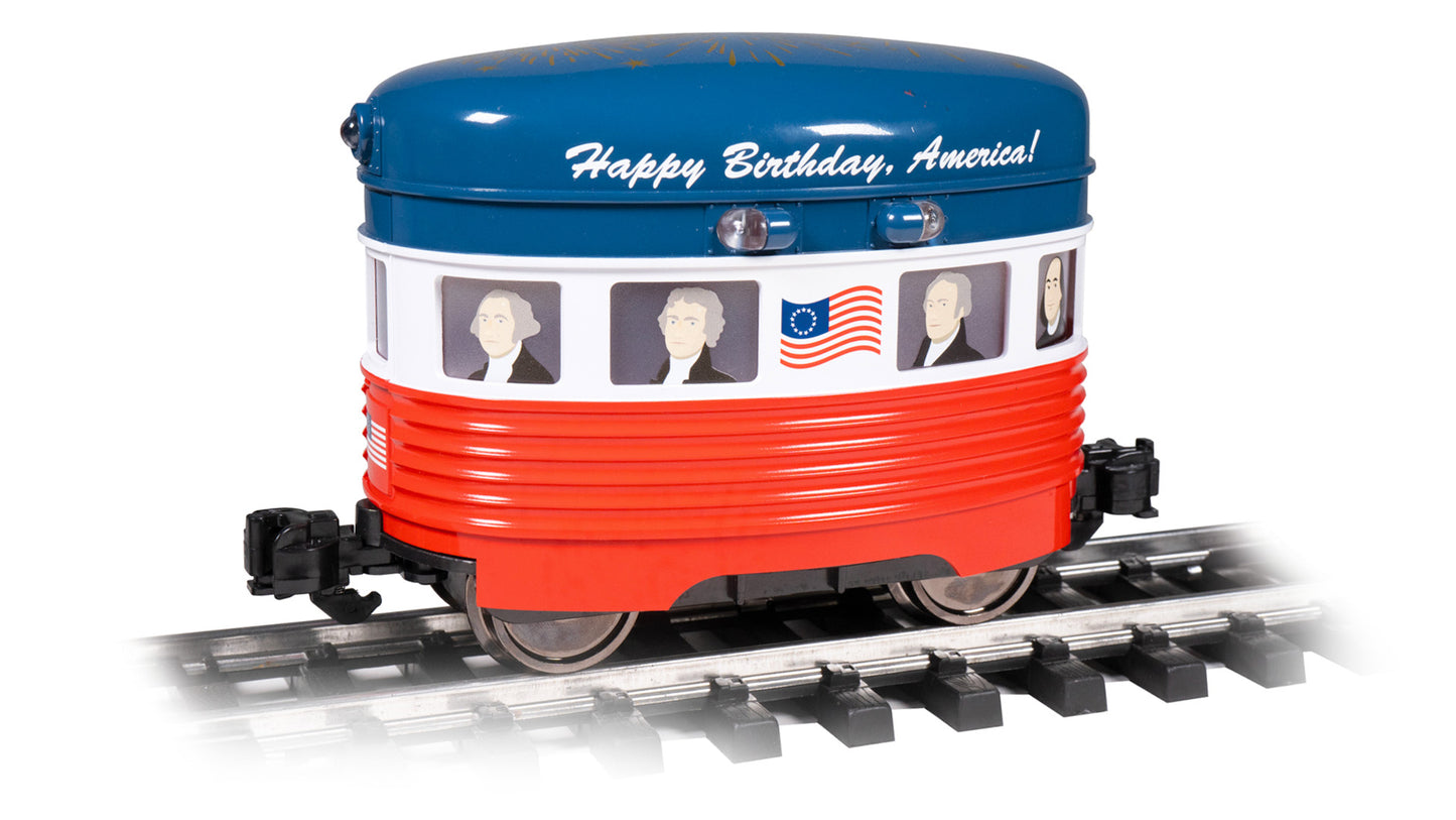 Bachmann 96292 G Independence Day Motorized Eggliner