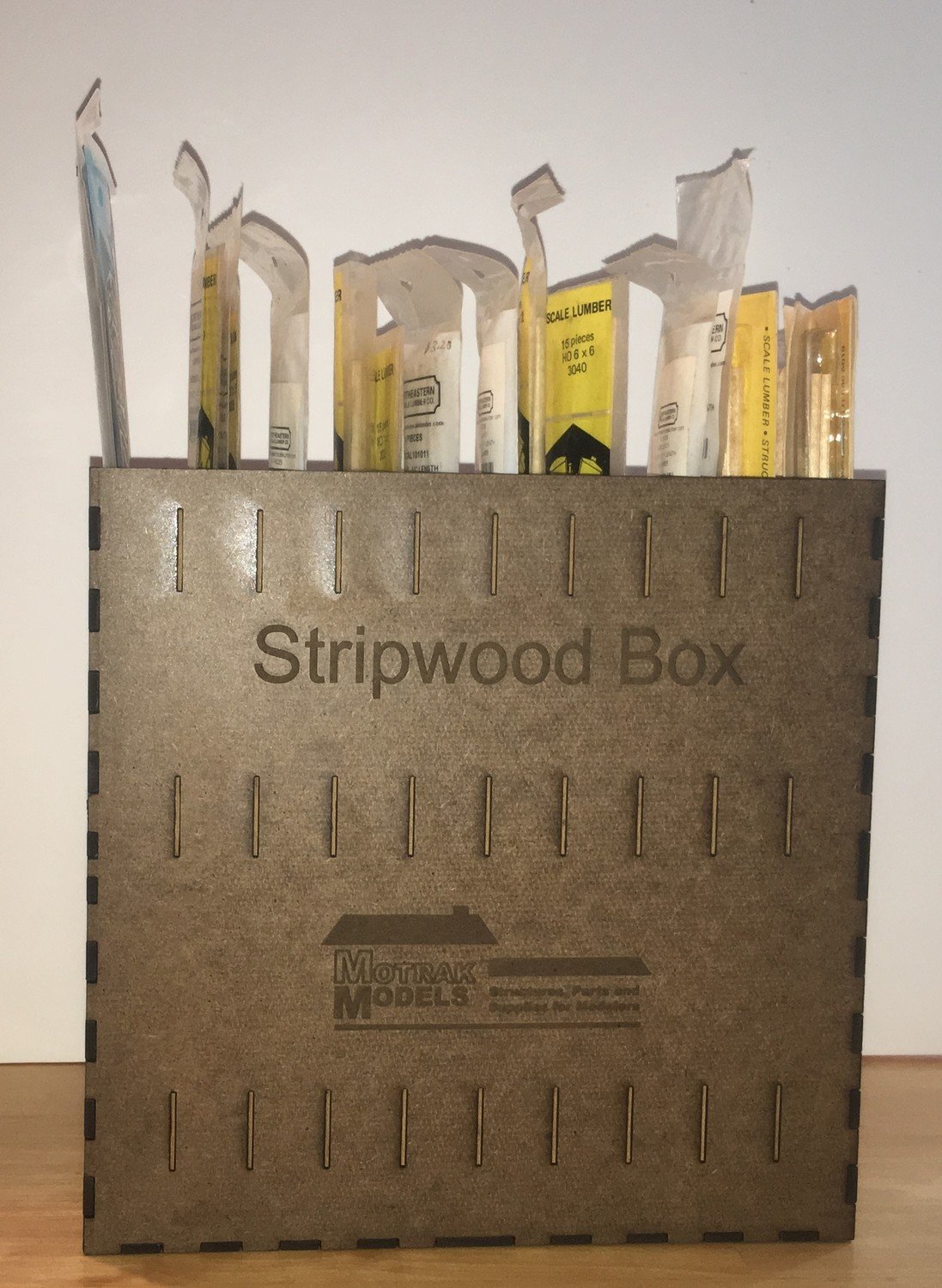 Motrak Models 85016A Stripwood Storage Box (Pack of 2)