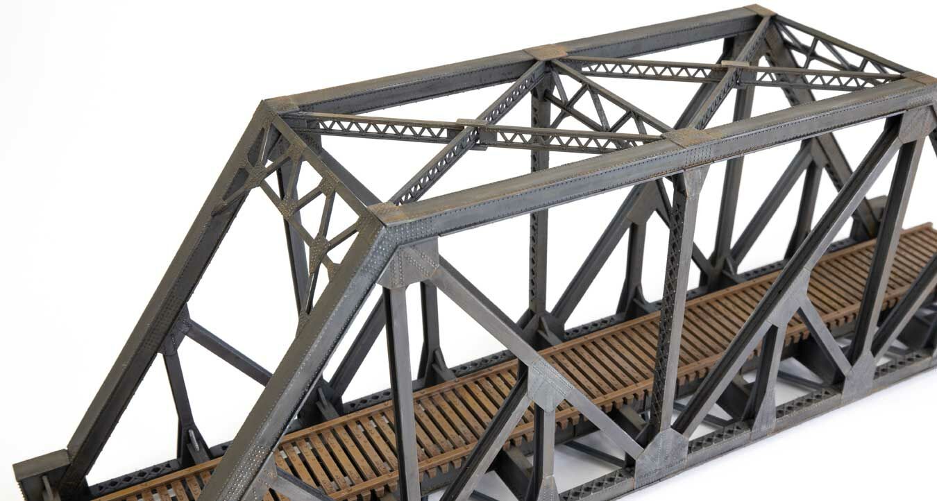 Walthers 933-4511 HO 97' Subdivided Warren Truss Bridge Single-Track Kit