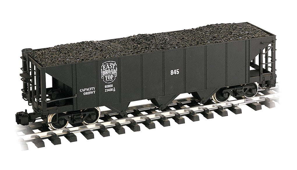 Bachmann 98203 G Scale East Broad Top 3-Bay Steel Hopper #845