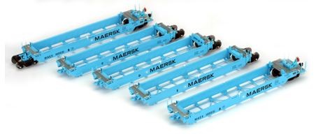 Athearn 98905 HO Maersk RTR Maxi I/Early #100053