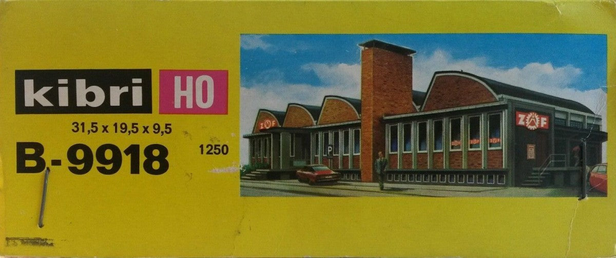 Kibri B-9918 HO Mill Warehouse Building Kit
