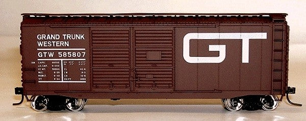Accurail 93621 HO Grand Trunk Western 40' AAR Steel Double Door Box Car #585807