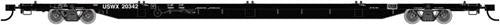 Atlas 20002778 HO USA Waste 85'' Trash Flatcar #20269