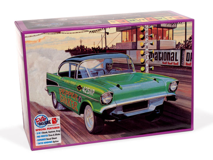 AMT 1360 1:25 Pepper Shaker 1957 Chevrolet Bel Air Car Plastic