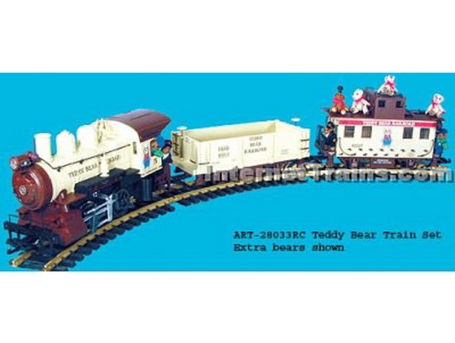 Aristo-Craft 28033RC Teddy Bear 0-4-0 G Gauge Steam Freight Starter Train Set