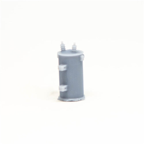 All Scale Miniatures 870926 HO Round Pole Top Transformers (Pack of 5)