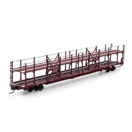 Athearn 15033 N CB&Q/BTTX F89-F Bi-Level Auto Rack #930176