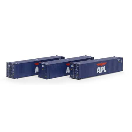 Athearn 17898 N APL 45' Container #1 (Set of 3)