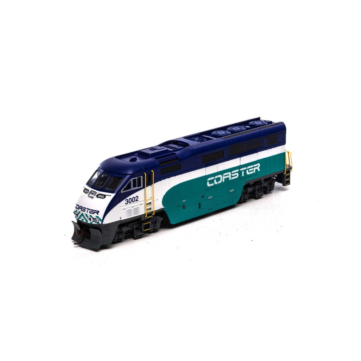 Athearn 24601 N Coaster F59PHI Diesel Locomotive #3002 – Trainz
