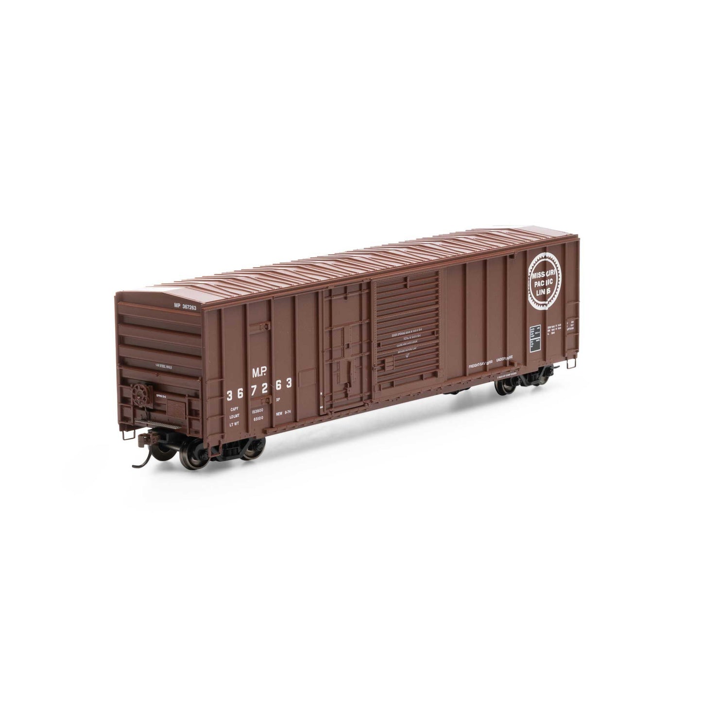 Athearn 26749 HO Missouri Pacific 50' FMC Combo Door Box Car RTR #367263