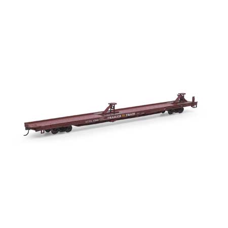Athearn 27664 HO TT/STTX RTR 85' TOFC Flat Car #473649