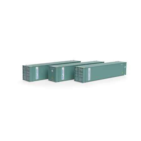 Athearn 28042 HO Dong Fang 45' Container Ready-To-Run #1 (Set of 3)