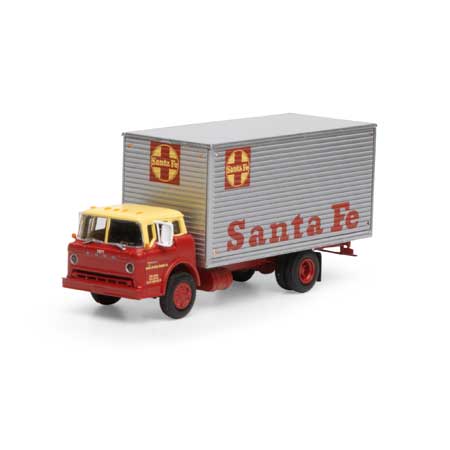 Athearn 2960 HO Santa Fe Ford C Box Truck Ready-To-Run