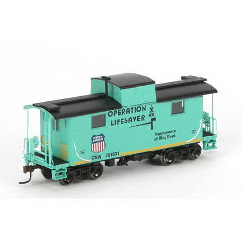 Athearn 74357 HO Union Pacific RTR Eastern 4-Window Caboose #261531
