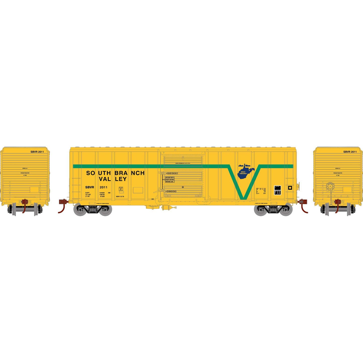 Athearn 76224 HO South Branch Valley 50" PS 5344 Box Car Ready-To-Run #2011