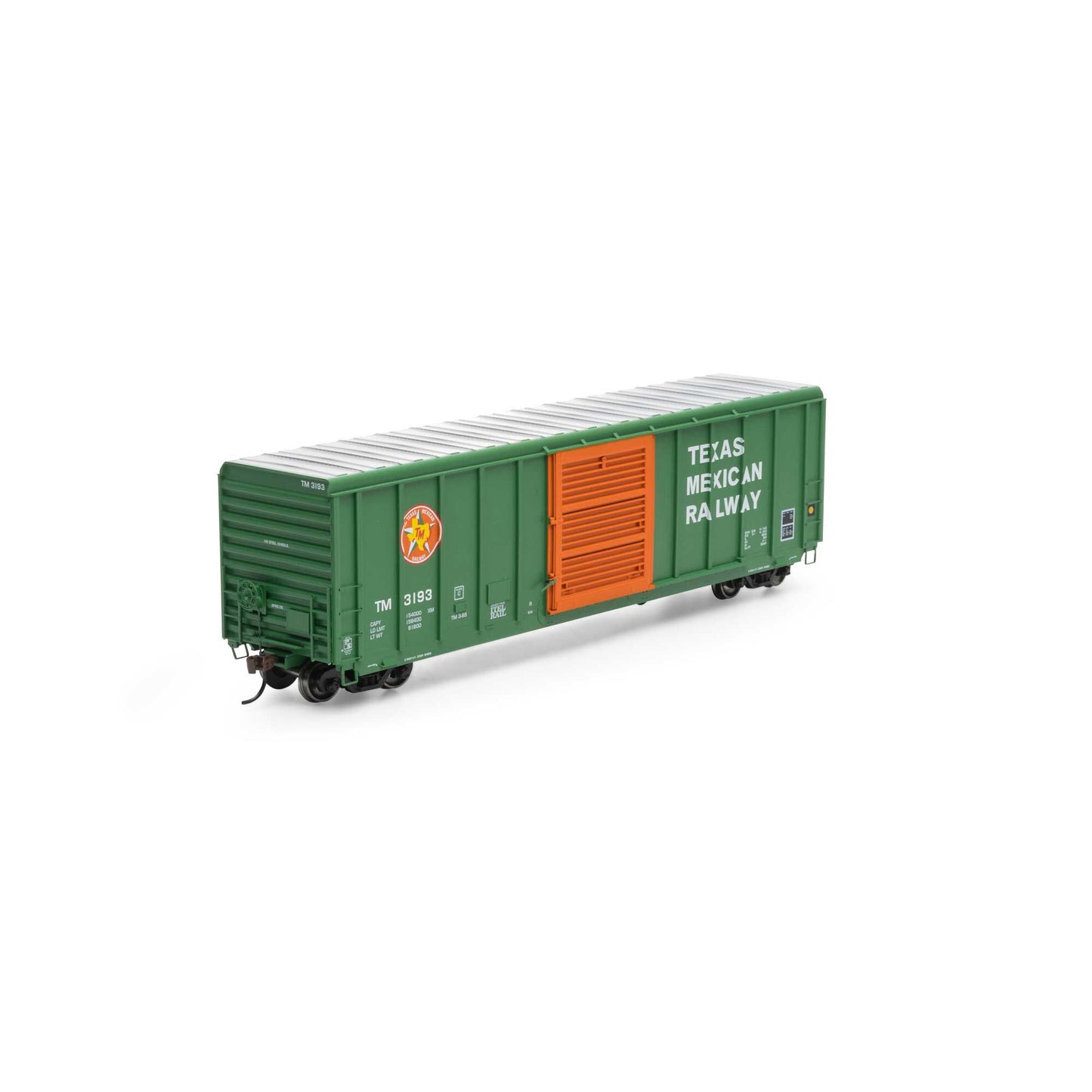 Athearn 76229 HO Texas Mexican Railway 50" PS 5344 Box Car Ready-To-Run #3193