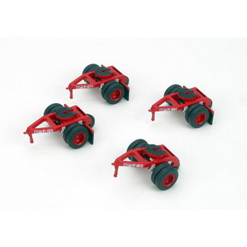 Athearn 91117 HO CF Trailer Dolly - RTR (Set of 4)