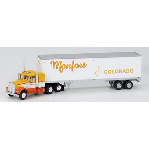 Athearn 91921 HO Kenworth Truck w/40' Monfort Trailer - RTR
