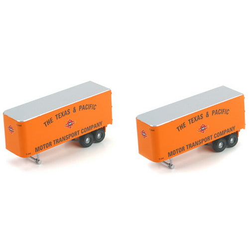 Athearn 92481 HO RTR 25' Trailers, T&P (2)