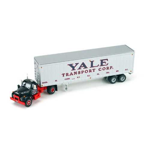 Athearn 93195 HO Yale Mack B Tractor w/40'' Trailer - RTR