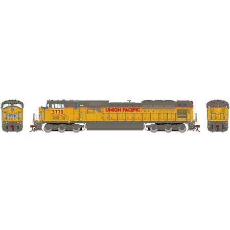 Athearn G27354 HO UP G2 SD90MAC Diesel Locomotive with DCC & Sound #3770