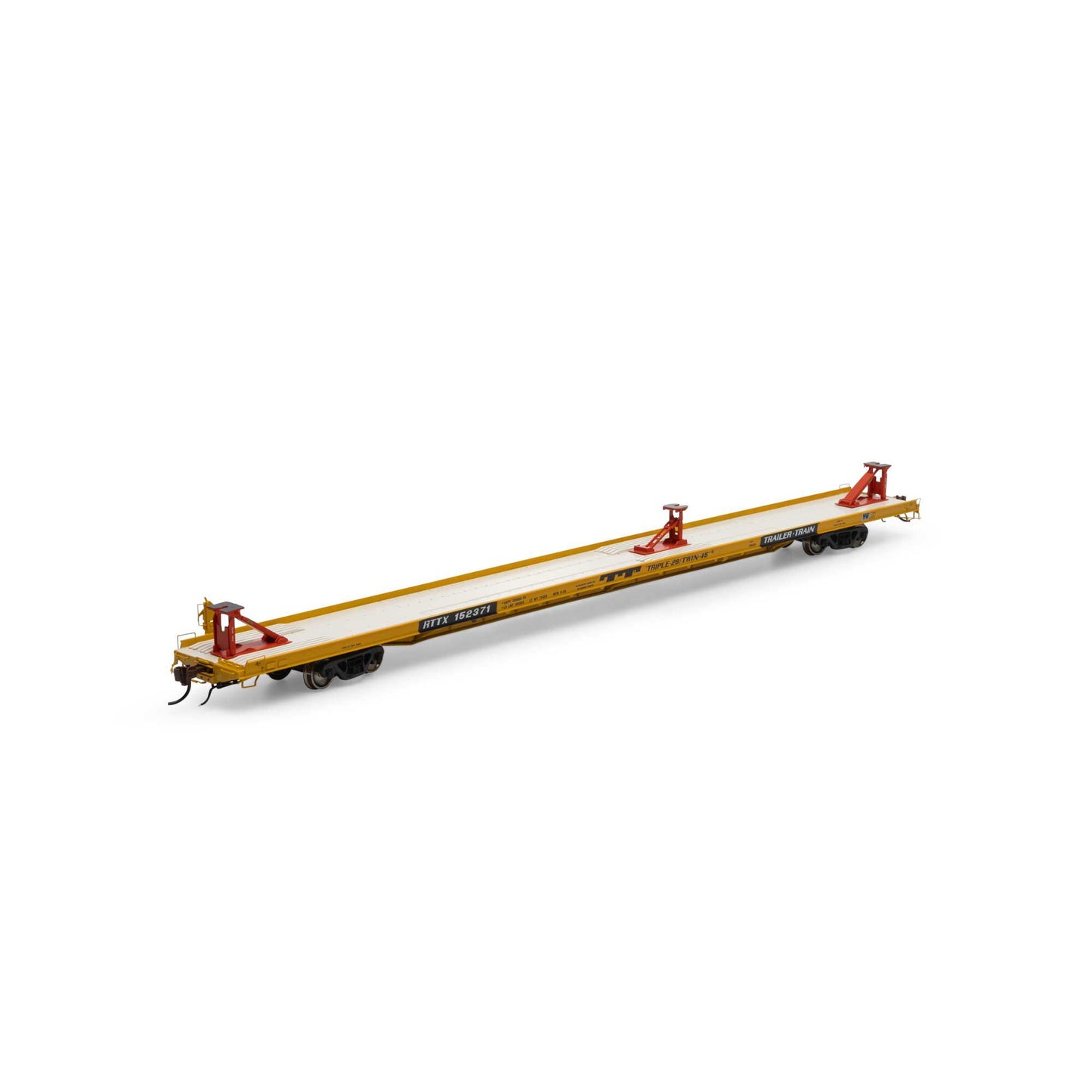 Athearn G69600 HO RTTX/Yellow F89-F TOFC Flat Car #152371