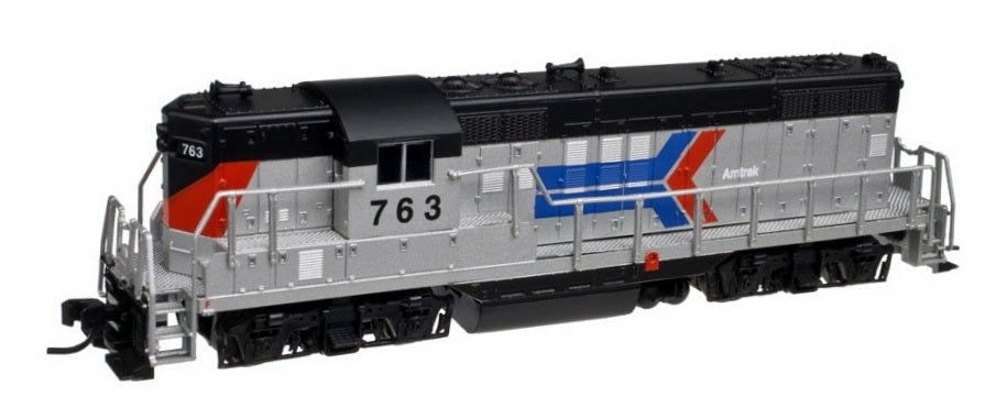 Atlas 40002194 N Amtrak GP-9 Locomotive with DCC #763 – Trainz