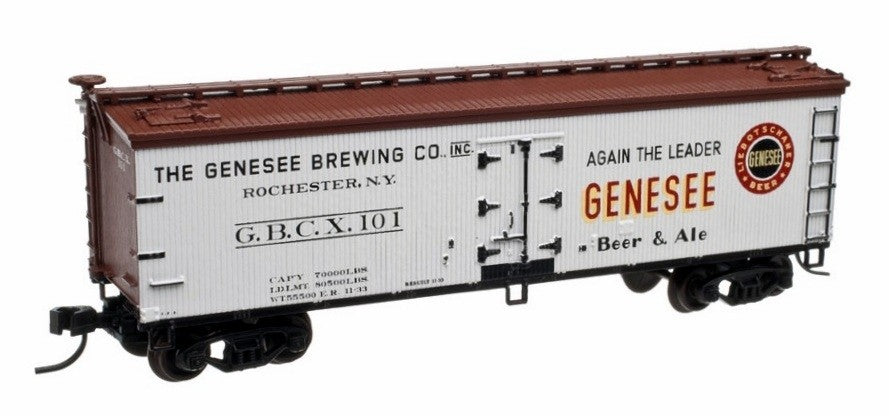Atlas 50001748 N Genesee Brewing Company 40' Wood Reefer #101
