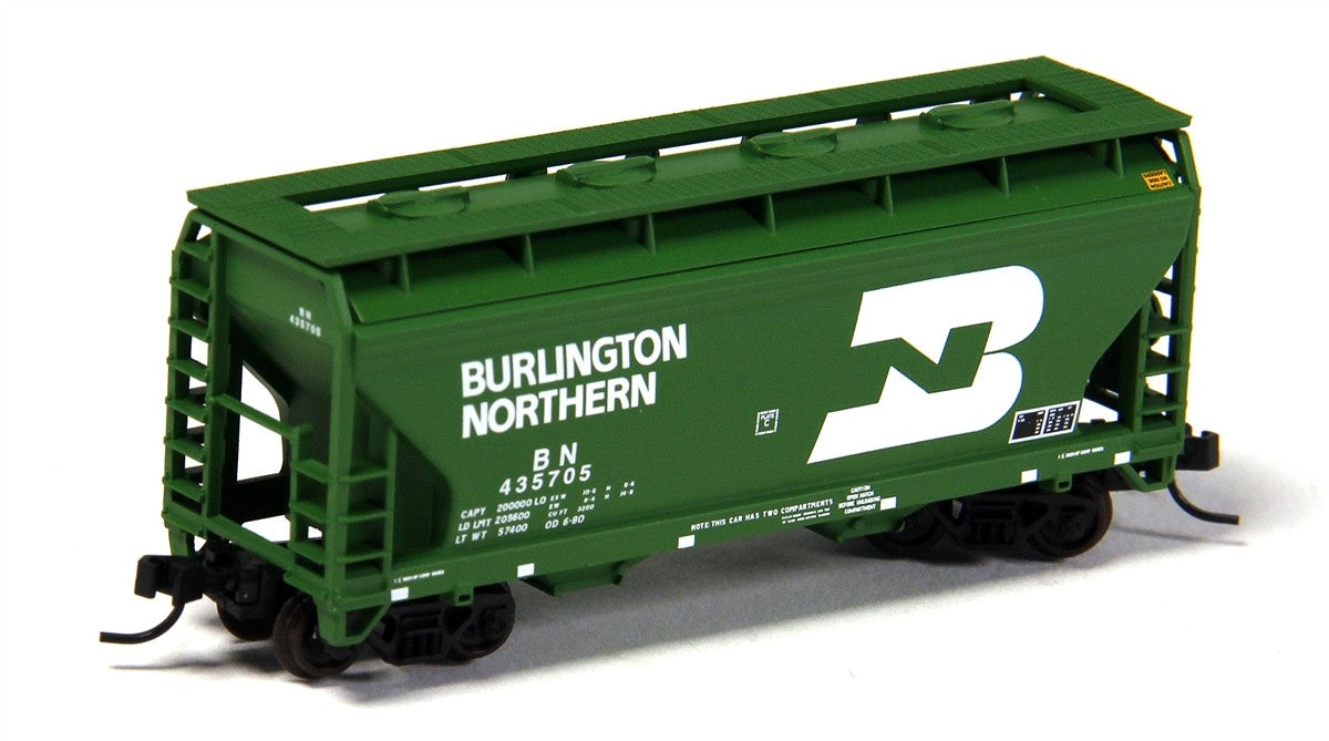 Atlas 50001870 N Burlington Northern 2-Bay Centerflow Hopper #435650