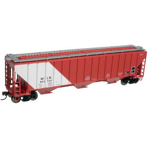 Atlas 20000895 HO Trainman Thrall 4750 Cov Hopper, MILW #803325