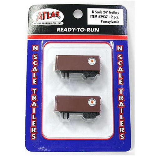 Atlas 2937 N Pennsylvania 24' Trailer (Pack of 2)