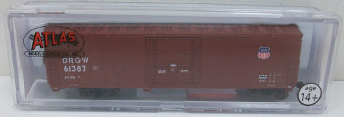 Atlas 30067 Union Pacific DRGW Box Car #61387