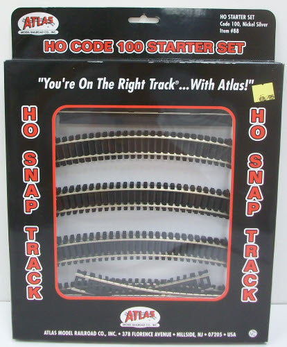 Atlas 0088 HO Code 100 Snap-Track Starter Set