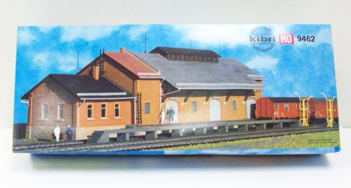 Kibri B-9462 HO Freight House w/Loading Dock Building Kit